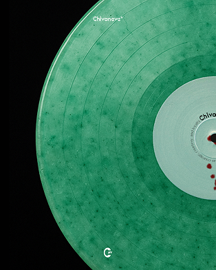 Green Chivaneve vinyl campaign object